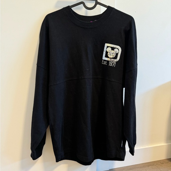Disney Parks Spirit Jersey XS Disney World Black Longsleeve - Picture 3 of 3